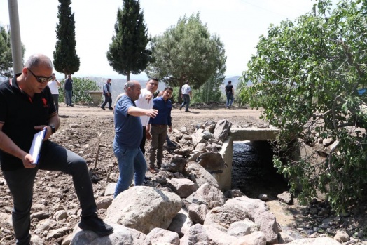 Yaşanan Sel Sonrası Demirci'köyde son durum
