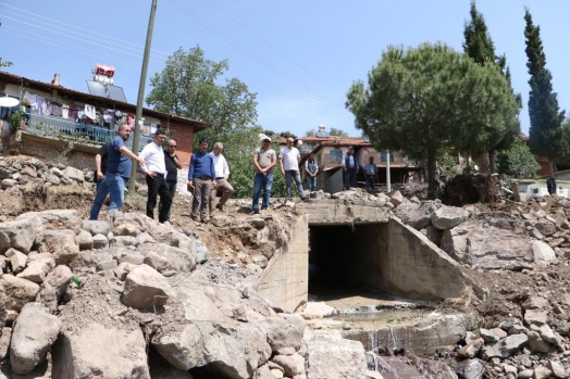 Yaşanan Sel Sonrası Demirci'köyde son durum