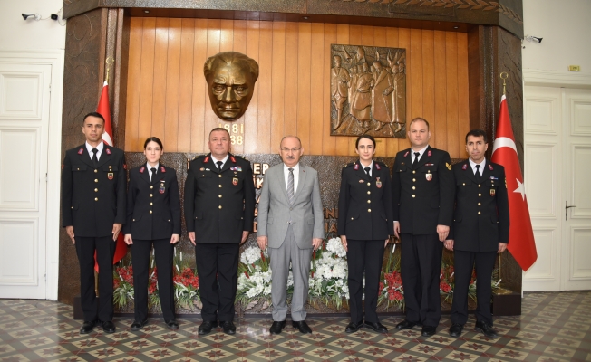 Jandarma Teşkilatı’nın Kuruluşunun 183. Yıldönümünde Vali Karadeniz'e Ziyaret