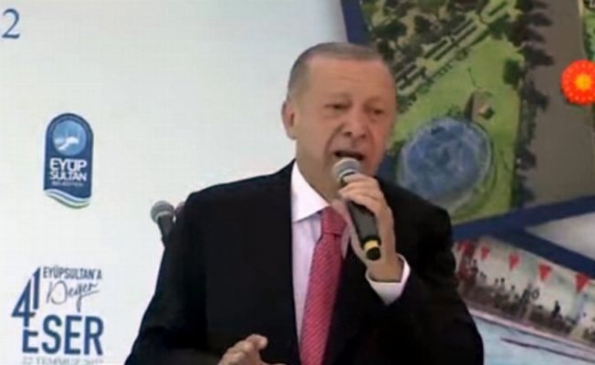Cumhurbaşkanı Erdoğan'dan İstanbul Eyüpsultan'da 41 esere toplu açılış