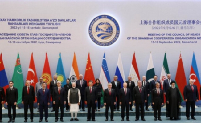Cumhurbaşkanı Erdoğan Özbekistan'da selamlama törenine katıldı