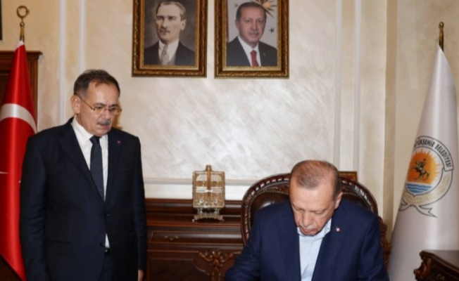 Cumhurbaşkanı Erdoğan Samsun Büyükşehir'i ziyaret etti