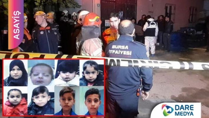 Bursa'da korkunç yangın: 8'i çocuk 9 ölü