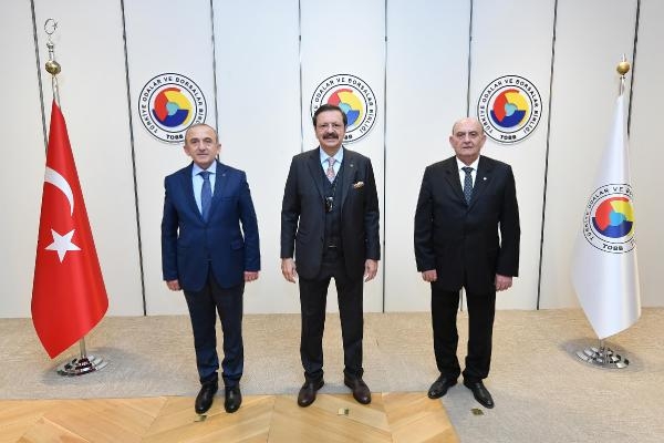 Manisa TSO'dan TOBB Başkanı Hisarcıklıoğlu'na ziyaret