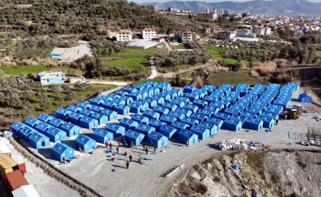 Hatay'da 1500 kişilik çadır kent kuruluyor