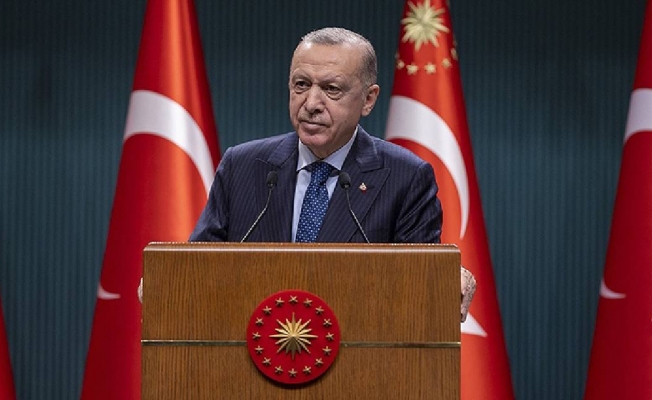 Cumhurbaşkanı Erdoğan, Kabine Toplantısının ardından açıklama yapıyor