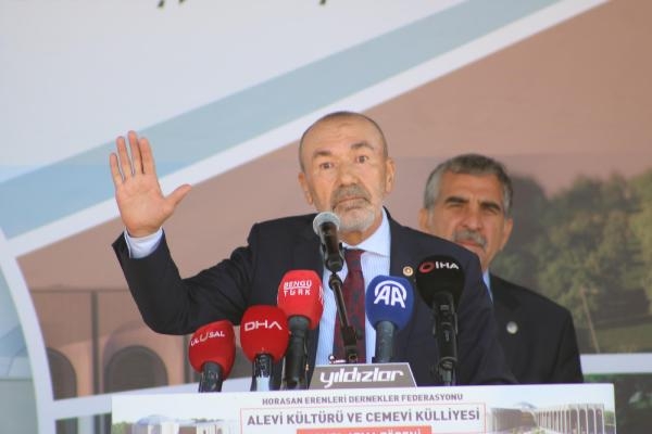 MHP Lideri Bahçeli’nin bağışladığı arsaya cemevinin temeli atıldı