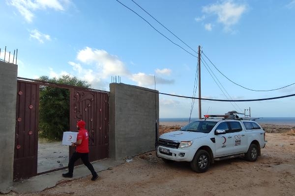 Türk Kızılay 150 tonu aşkın yardım malzemesini Libya’ya ulaştırdı