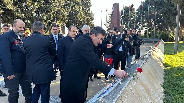 Cumhurbaşkanı Yardımcısı Yılmaz, Bakü’de Türk Şehitliği’ni ziyaret etti