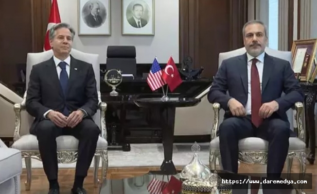 Bakan Fidan ABD Dışişleri Bakanı Blinken görüşmesi başladı 