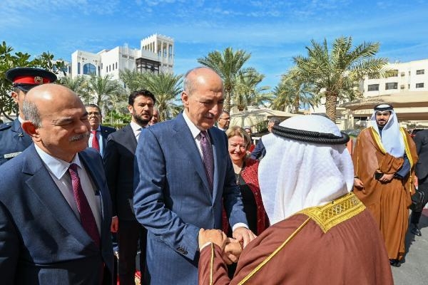 Kurtulmuş, Şura Meclisi Başkanı Ali bin Saleh Al Saleh ile bir araya geldi