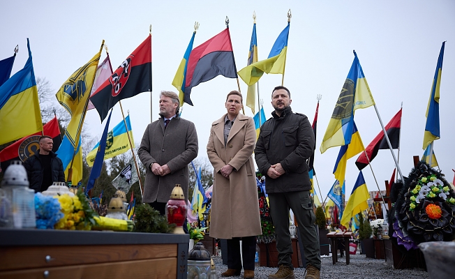 Dünya liderlerinden savaşın 2'nci yıl dönümünde Ukrayna'ya destek mesajları