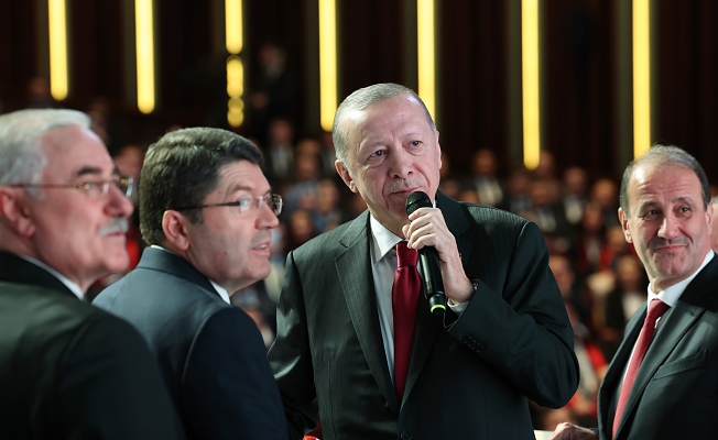 Erdoğan: Yargıdaki sorunu giderecek bir anayasa değişikliği için de uzlaşma arayacağız
