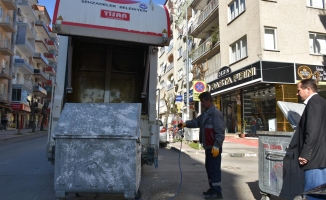 Şehzadeler Belediyesi Yaza Hazır! Çöp konteynerleri pırıl pırıl olacak