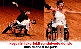 Neşe'nin tekerlekli sandalyede dansla uluslararası başarısı