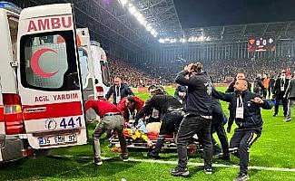 Ambulans şoförü daha önce de maçlarda olay çıkarmış