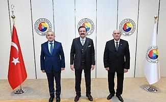 Manisa TSO'dan TOBB Başkanı Hisarcıklıoğlu'na ziyaret