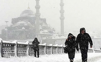 İstanbul için kar tarihi belli oldu