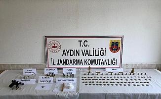 Aydın'da uyuşturucu ve tarihi eser operasyonu