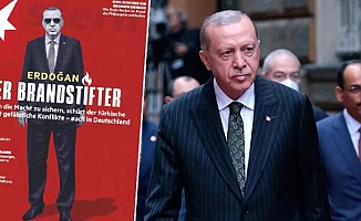 Bir dergi kapağı da Almanya'dan! Stern Dergisi'nden olay kapak: "Kundakçı Erdoğan"
