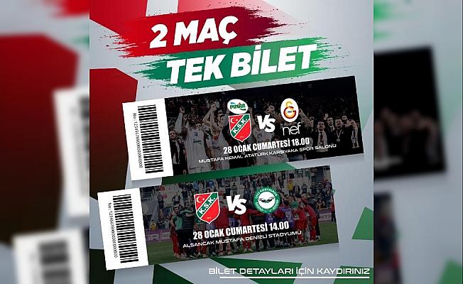 Karşıyaka'dan tek bilet, 2 maç kampanyası