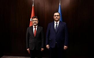 Bakan Yumaklı, Azerbaycanlı mevkidaşı Memmedov ile görüştü