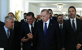 Cumhurbaşkanı Erdoğan, Libya başbakanını kabul etti