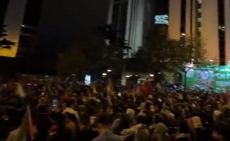 İstanbul Başkonsolosluğu önünde İsrail protestosu