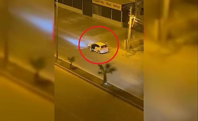 Görüntüler sosyal medyada paylaşıldı! Otomobile zorla bindirilen kadın aranıyor