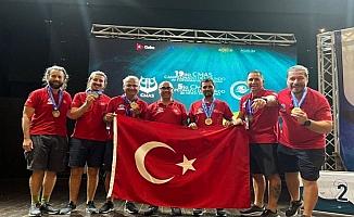 Su altında dünya şampiyonu Eskişehir’den