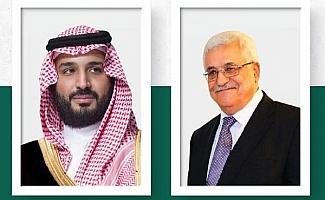 Suudi Arabistan Başbakanı Selman, Mahmud Abbas ile görüştü