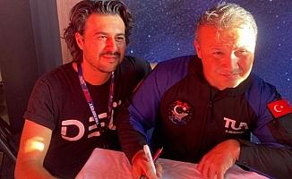 Türkiye'nin ilk uzay yolcusundan Dokuz Eylül'e selam