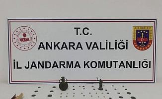 Ankara'da 63 sikke ele geçirildi