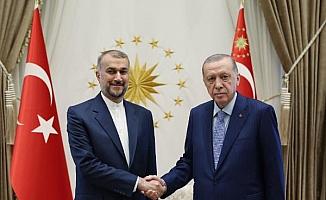 Cumhurbaşkanı Erdoğan, İran Dışişleri Bakanı Abdullahiyan ile görüştü