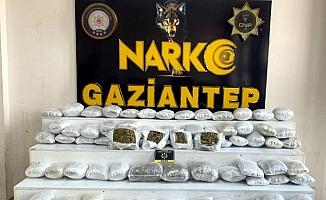 Gaziantep'te 41 kilo uyuşturucuya 1 tutuklama