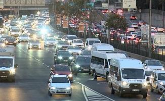 İstanbul'da ara tatilin ardından trafik yoğunluğu 