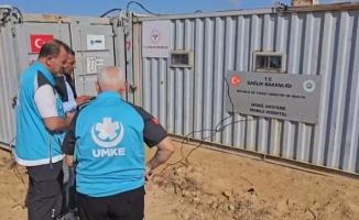 Sahra Hastanesi için gönderilen teknik heyet, Gazze'ye ulaştı