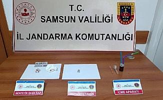 Samsun’da uyuşturucu operasyonu; 3 gözaltı