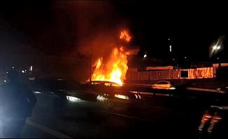 Sultanbeyli TEM Otoyolunda zincirleme trafik kazası