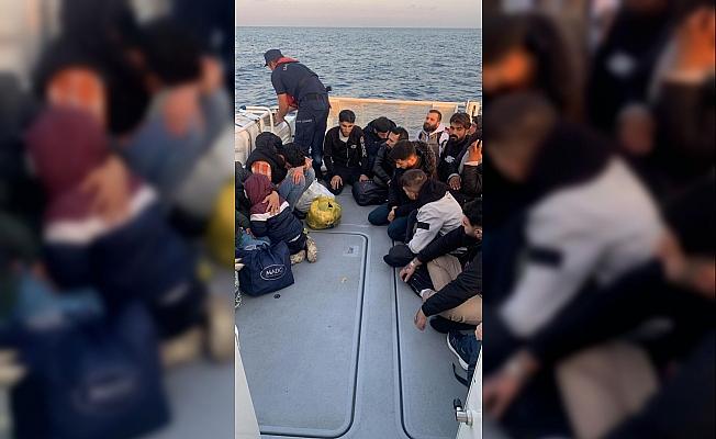 Yunan unsurlarının geri ittiği 93 kaçak göçmen kurtarıldı