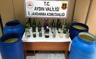 Aydın'da 1550 litre kaçak şarap ele geçirildi
