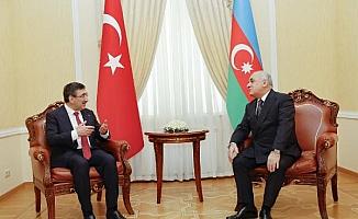 Cumhurbaşkanı Yardımcısı Yılmaz’dan Azerbaycan’da ikili görüşmeler