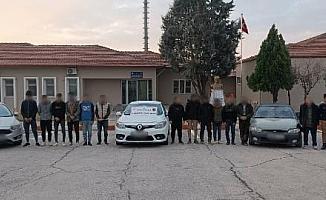 Gaziantep'te 19 kaçak göçmen yakalandı, 3 organizatör tutuklandı