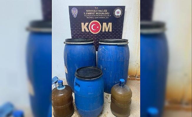 Kırıkkale'de 580 litre sahte içki ele geçirildi