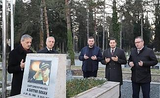 Emniyet Müdürü Okkan, şehit edilişinin 23'üncü yılında mezarı başında anıldı