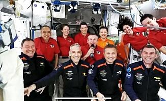 İlk Türk astronot için ISS'de karşılama töreni