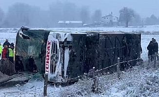 Kastamonu'da korkunç kaza; yolcu otobüsü devrildi: 6 ölü, 33 yaralı