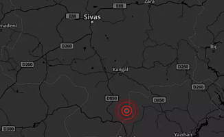 Sivas'ta 4.4 büyüklüğünde deprem