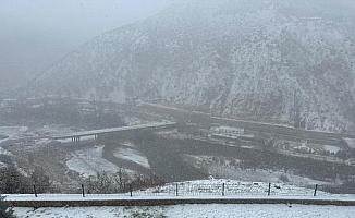 Tunceli'de kar yağışı