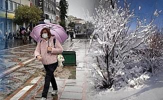 Doğu'ya kar, Marmara'ya kuvvetli yağış uyarısı